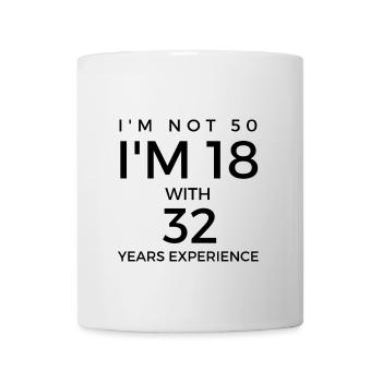 50th birthday - saying for 50th birthday - Mug - white - Front