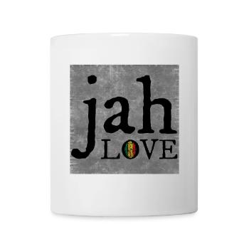 Jah Love Graffiti Design - Mug blanc - blanc - Devant
