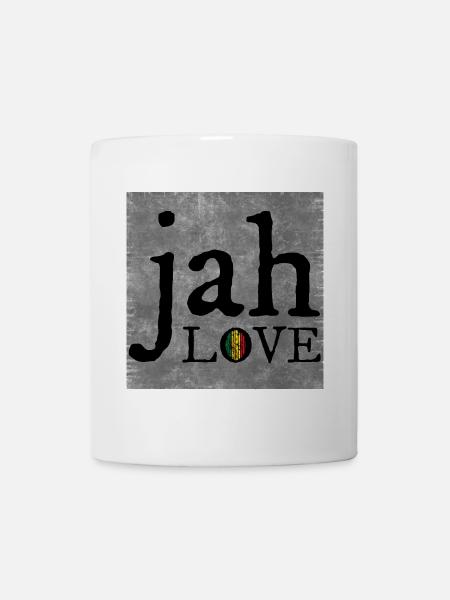 Jah Love Graffiti Design - Mug blanc - blanc