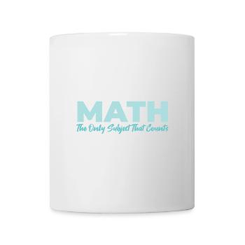 Math Le seul sujet qui compte Idée cadeau - Mug blanc - blanc - Devant
