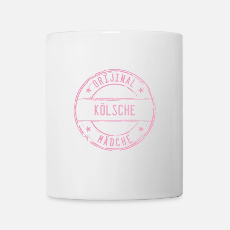 Köln Kölner Mädchen Mädel Frau Karneval Colonia - Tasse - Weiß