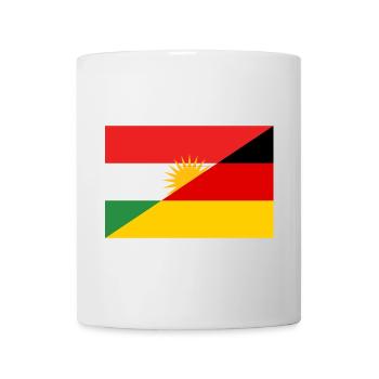 Kurdistan / Deutschland - Tasse - Weiß - Vorne