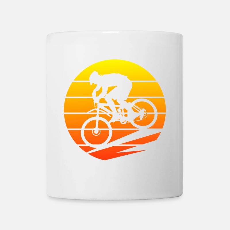 VTT biker vtt - Mug blanc - blanc