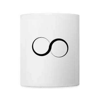 Unendlichkeit - Logo - Tasse - Weiß - Vorne