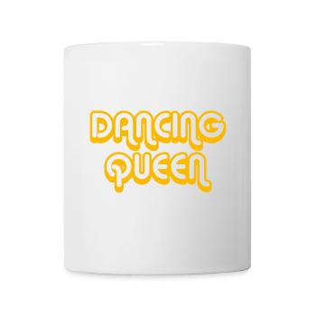 DANCING QUEEN Diskokugel - Tasse - Weiß - Vorne