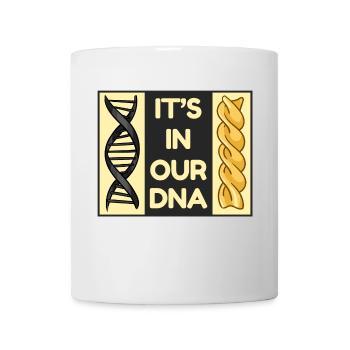 Spaghetti Pasta Pasta DNA Sayings Statement Food - Mug blanc - blanc - Devant