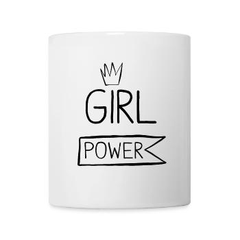 Reine du girl power - Mug blanc - blanc - Devant