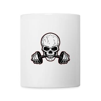 Calavera Fitness Motivation - Mug blanc - blanc - Devant