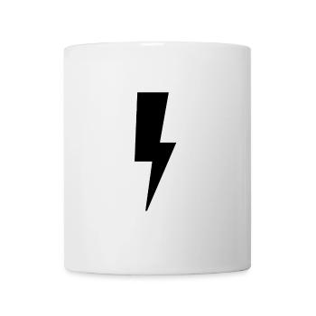 Blitz - Logo - Tasse - Weiß - Vorne