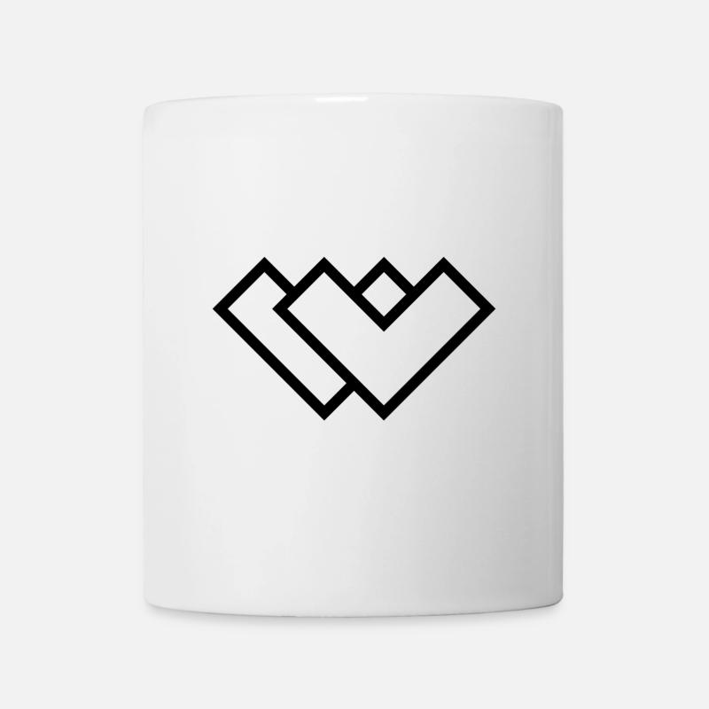 W - Logo - Tasse - Weiß