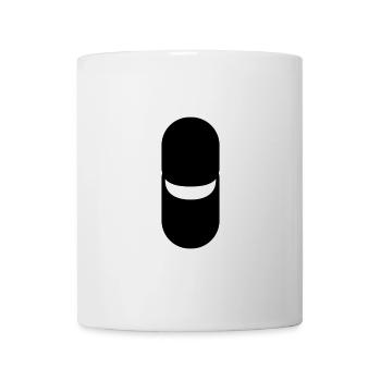 Pill - Icon - Tasse - Weiß - Vorne