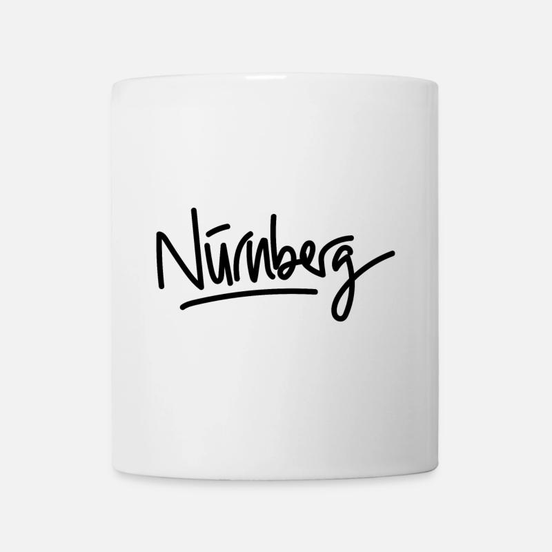Nürnberg - Handschrift - Tasse - Weiß