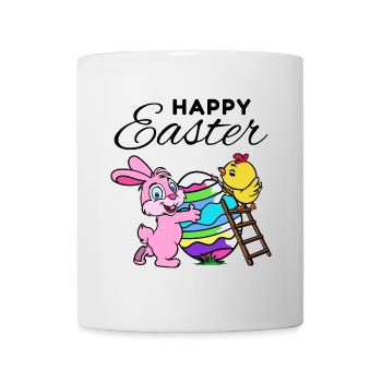 Joyeuses Pâques Lapin de Pâques Poussin de Pâques Sweet - Mug blanc - blanc - Devant