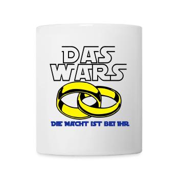 Junggesellenabschied , JGA das wars die Mach(25) - Tasse - Weiß - Vorne