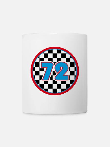 Numéro 72 - Mug blanc - blanc