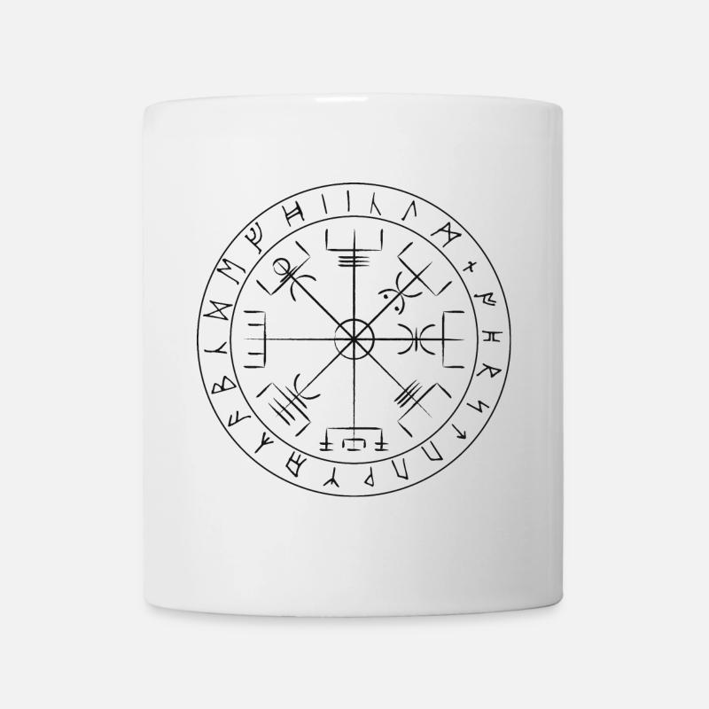 Vegvisir symbole viking - Mug blanc - blanc