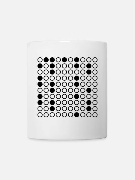 Conception ringard "nombres premiers" jusqu'à 100 - Mug blanc - blanc