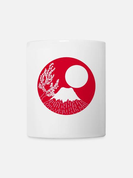 Mount Fuji Manga - Tasse - Weiß