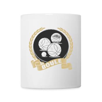 Boule boules Jeu Pétanque Boules Sport Tournoi - Mug blanc - blanc - Devant