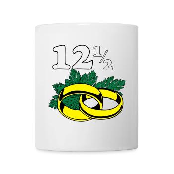 Parsley Wedding , 12,5 Years Wedding Anniversary (25) - Mug - white - Front