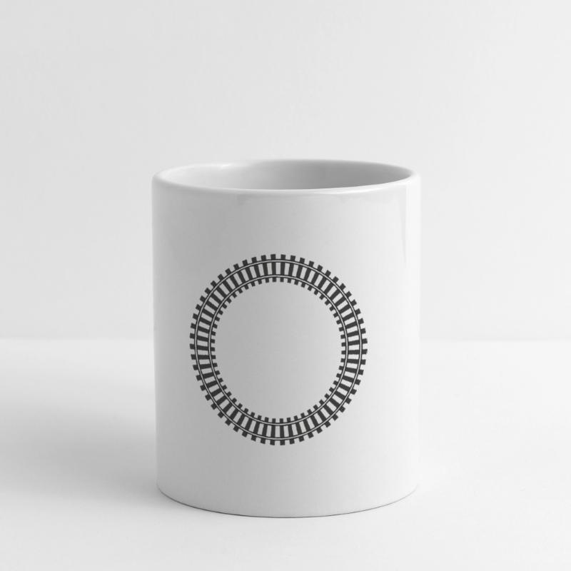 Model Railway Frame Rail Network Mug