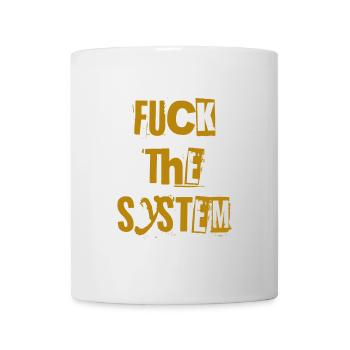 Au diable le système - Mug blanc - blanc - Devant