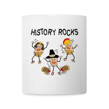 Histoire Rocks - Mug blanc - blanc - Devant