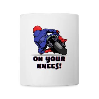 Motorbike racer motorcycles biker statement - Mug - white - Front