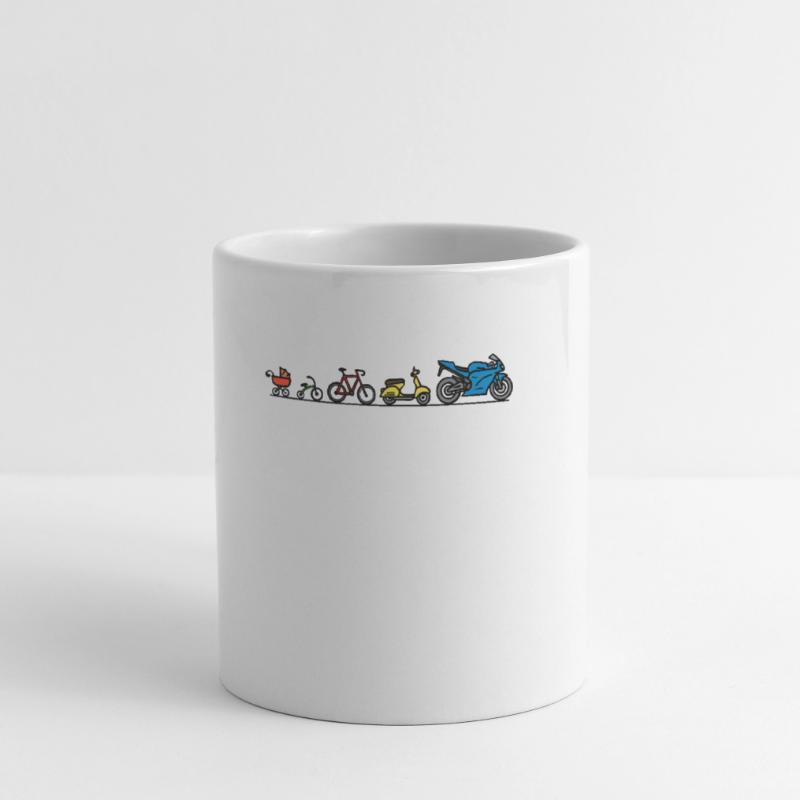 Motorcycle motorbikes evolution development bikers Mug