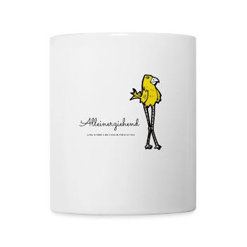 Alleinerziehend habe daher andere Perspektive - Tasse - Weiß - Vorne