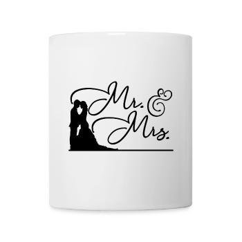 Monsieur les mariés mariés mariés cadeau de mariage - Mug blanc - blanc - Devant
