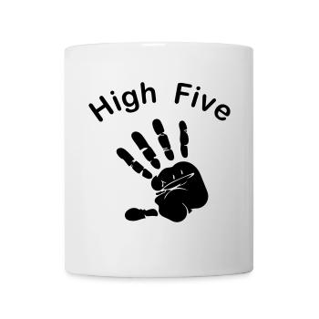 High Five - Tasse - Weiß - Vorne