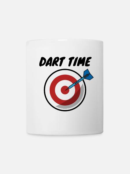 Dart Time Das T-Shirt für alle Dart Fans 180 - Tasse - Weiß