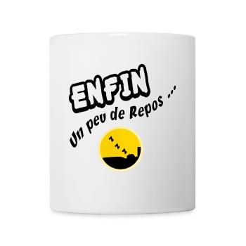 Enfin un peu de Repos Sommeil - Mug blanc - blanc - Devant