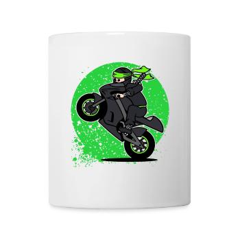 Racing driver motor sport motorcycle motorbikes biker - Mug - white - Front