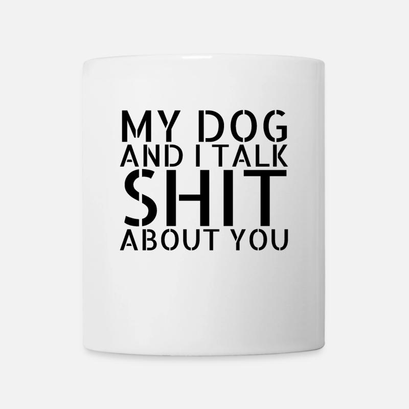 chien - mon chien et moi - Mug blanc - blanc