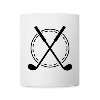 Golf Emblem - Tasse - Weiß - Vorne