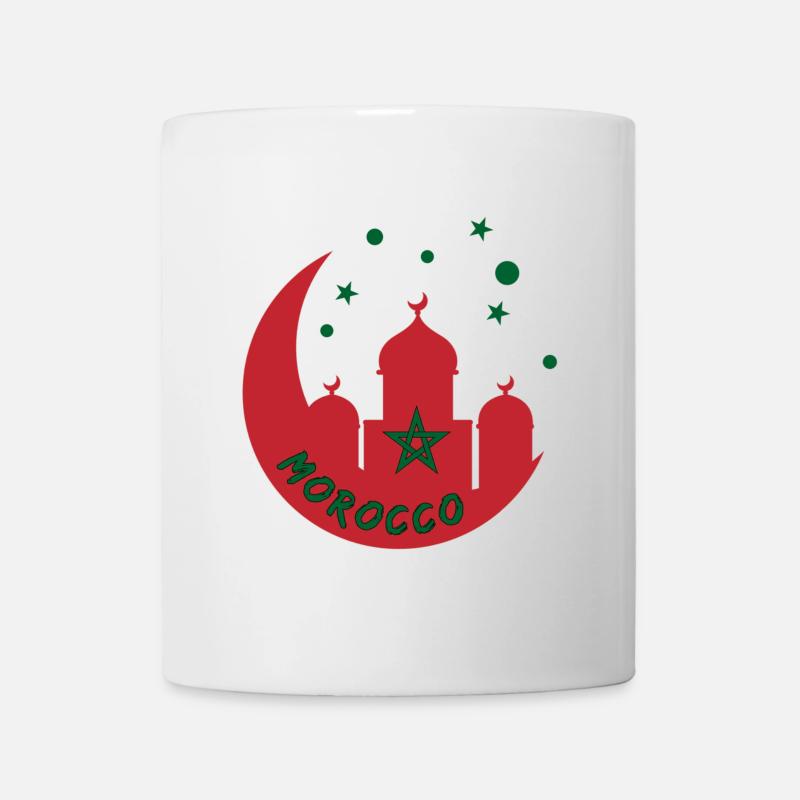 Marokko Moschee Design - Tasse - Weiß