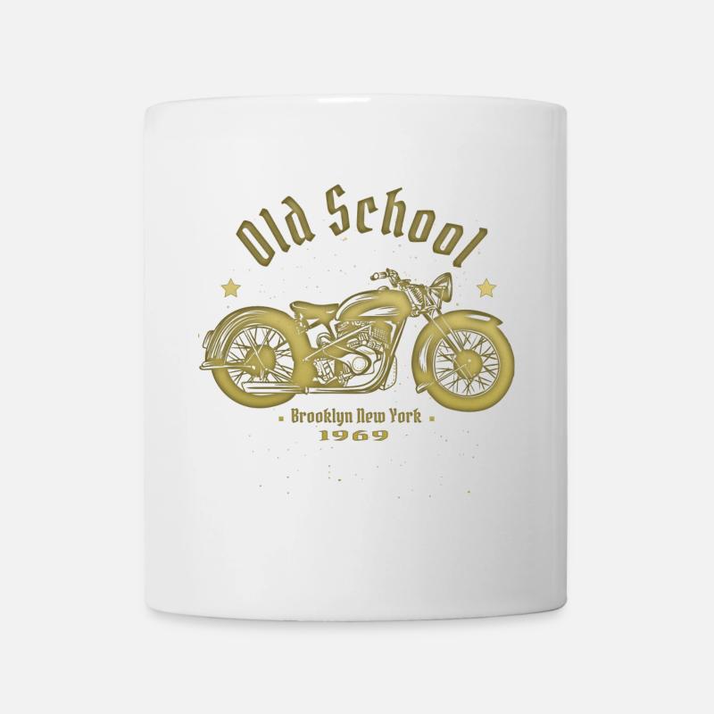 Old School Biker 1969 - Tasse - Weiß