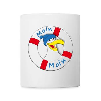 MOIN MOIN - Tasse - Weiß - Vorne
