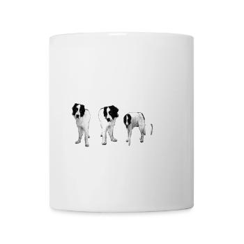Landseer-Hund--Geschenkidee - Tasse - Weiß - Vorne