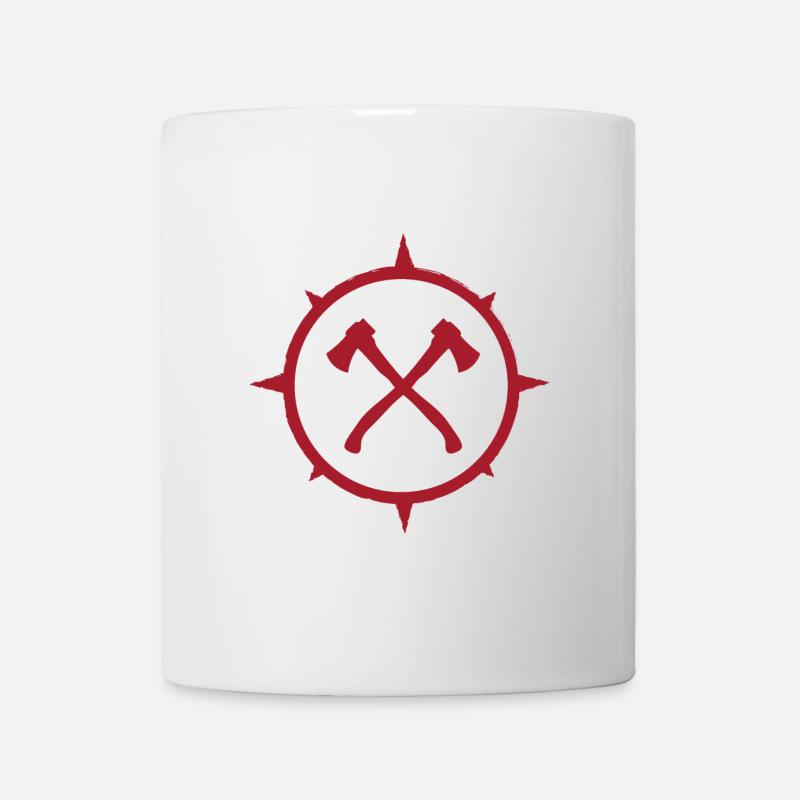 Outdoor - Axt-Logo - Tasse - Weiß