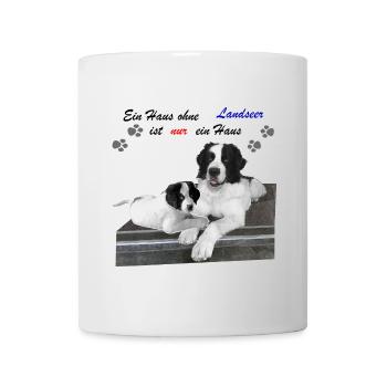 Dog Landseer gift idea - Mug - white - Front