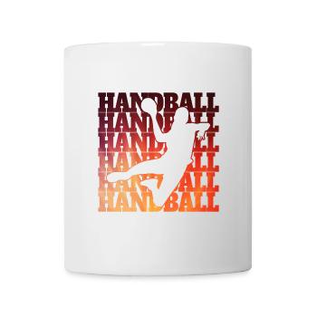 Conception de handball - Mug blanc - blanc - Devant