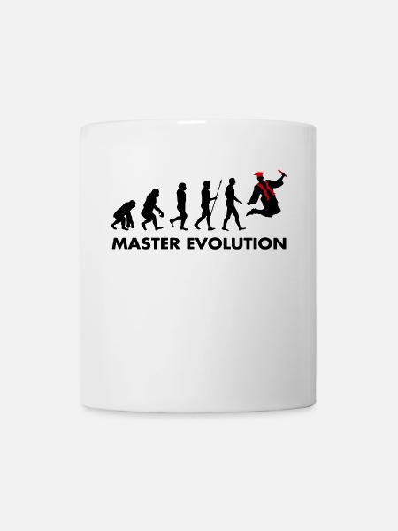 Master Evolution Prüfung Bestanden Schulabschluss - Tasse - Weiß