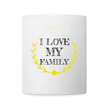 family - I love my family - Tasse - Weiß - Vorne
