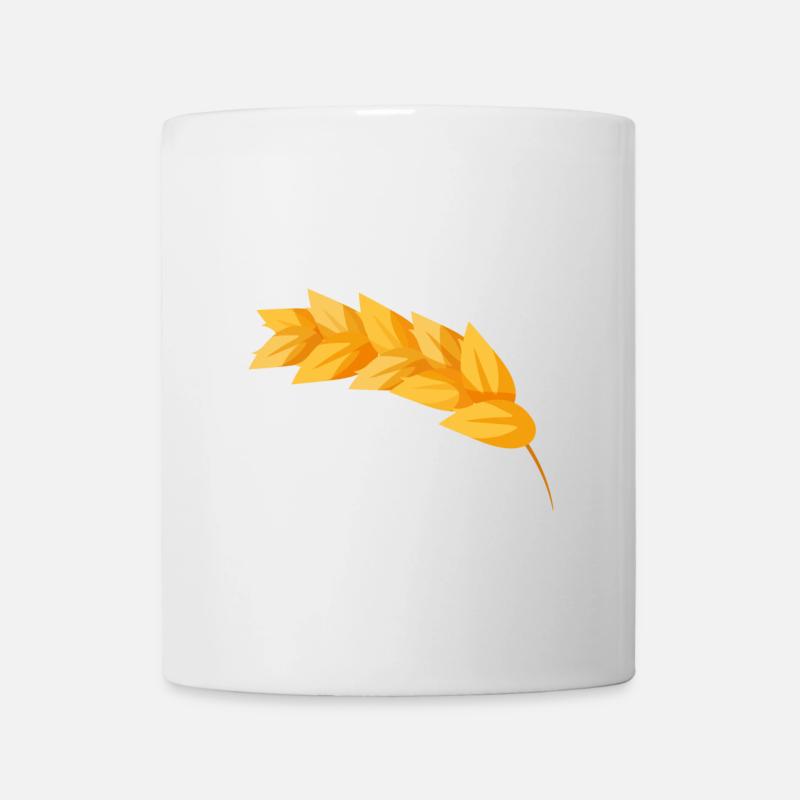 maiskorn corny maisfeld - Tasse - Weiß