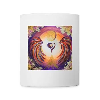 Heart angel of self-confidence - Mug - white - Front