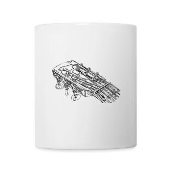 Acoustic guitar - Mug - white - Front