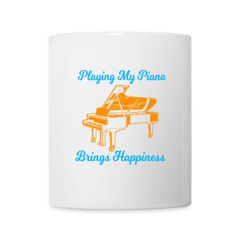 Pianist - Tasse - Weiß - Vorne